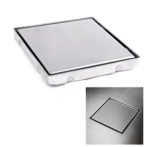 Ralo Oculto Invisivel 15X15 Anti Odor Lavanderia Cozinha Banheiro Lavabo Limpeza Higiene Discreto