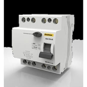Interruptor Diferencial Residual Tetra. 40A/30Ma - Enerbras