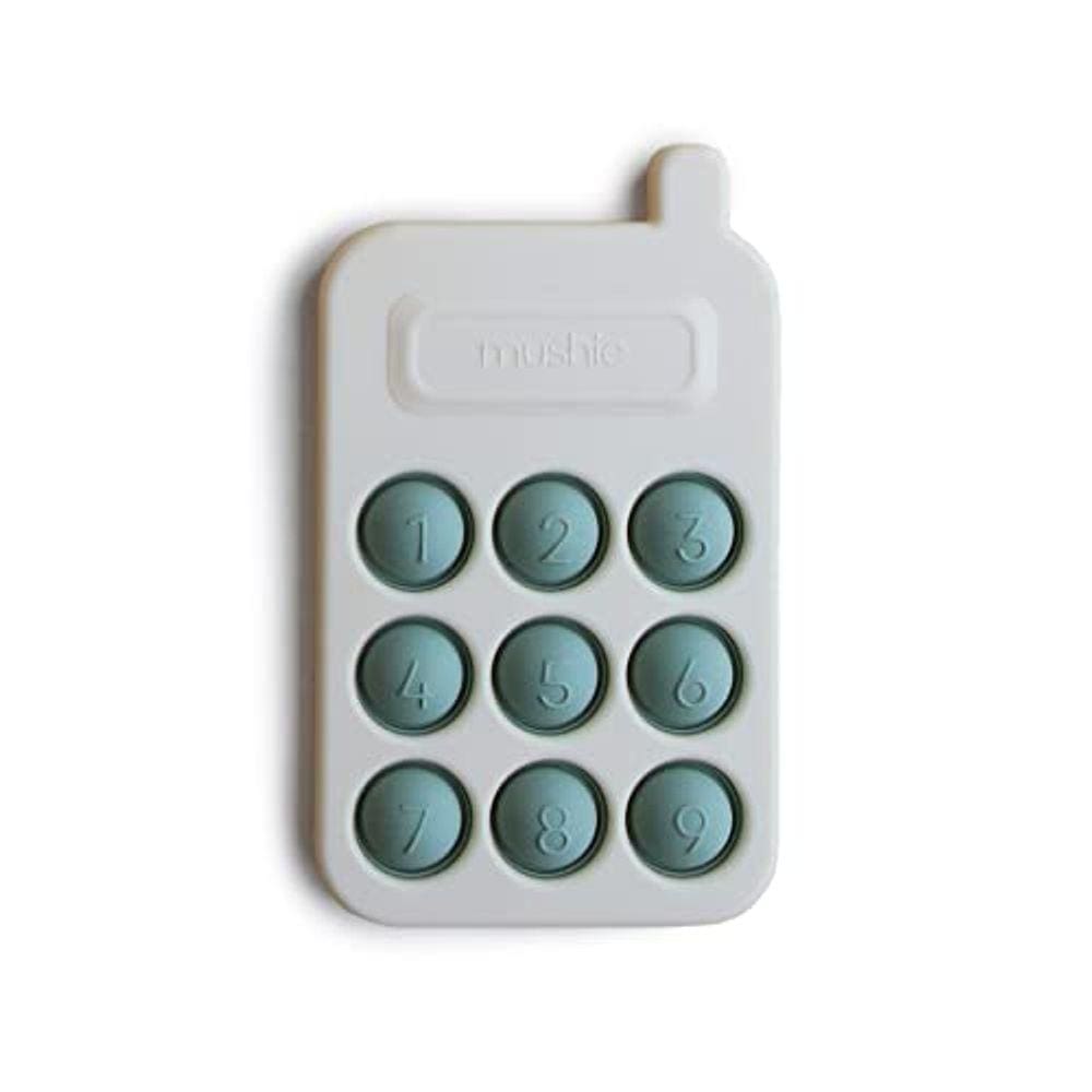 mushie Phone Press Toy (Cambridge Blue)
