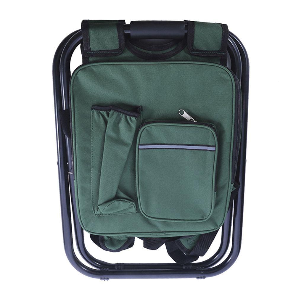 Cadeira Mochila Banqueta Bolsa Semi Termica 2 Em 1 Praia Piquenique Camping Pesca Ar Livre Multiuso Pescaria Fila De Espera