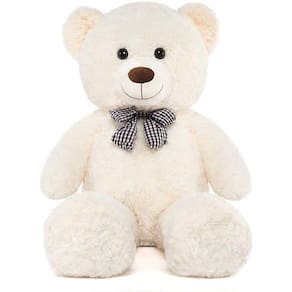 MorisMos Urso branco de pelúcia animais pelúcia brinquedos de urso macio para crianças namorada