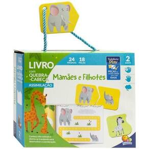 Todolivro Play - Livro Com Quebra-Cabeça - Mamães E Filhotes
