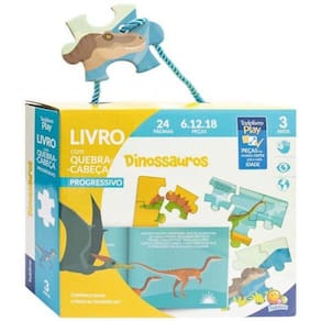 Todolivro Play - Livro Com Quebra-Cabeça - Dinossauros