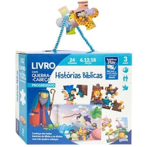 Todolivro Play - Livro Com Quebra-Cabeça - Histórias Bíblicas