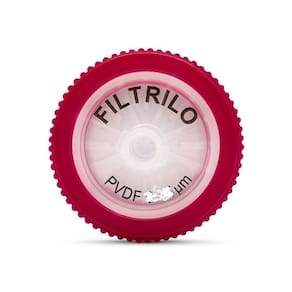 Filtro Seringa Filtrilo 25Mm Poro 0,45Um Pc C/20 Pvdf 2545H