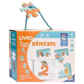Todolivro Play - Livro Com Quebra-Cabeça - Números