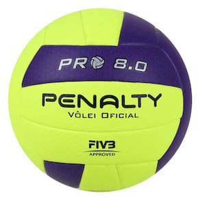 Bola Volei 8.0 Pro Ix 541582-2400 - Amarelo/Roxo U