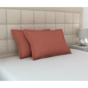 Kit de Fronhas Matelassê Zono Enxovais 2 peças em Malha 100% Algodão Coralina