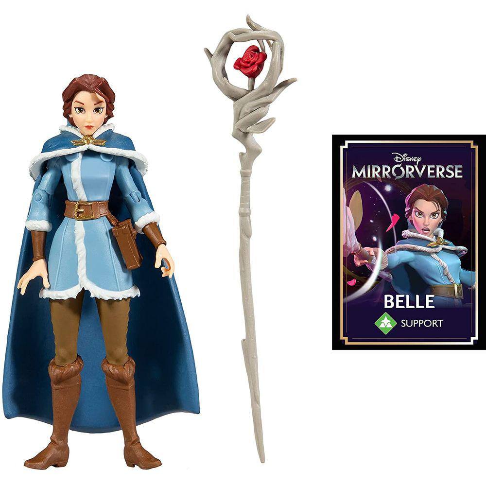 McFarlane Toys Disney Mirrorverse 5” Belle Action Figure com acessórios