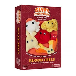 Caixas de presente temáticas GIANTmicróbios - Cés Sanguíneas