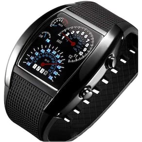 Relógio de Pulso Esportivo de Silicone LED de Moda Cobra Masculino