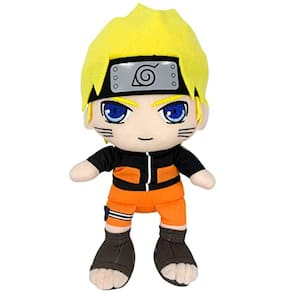 Grande entretenimento oriental Naruto Shippuden - Naruto Sentado Pose de pelúcia 7 "