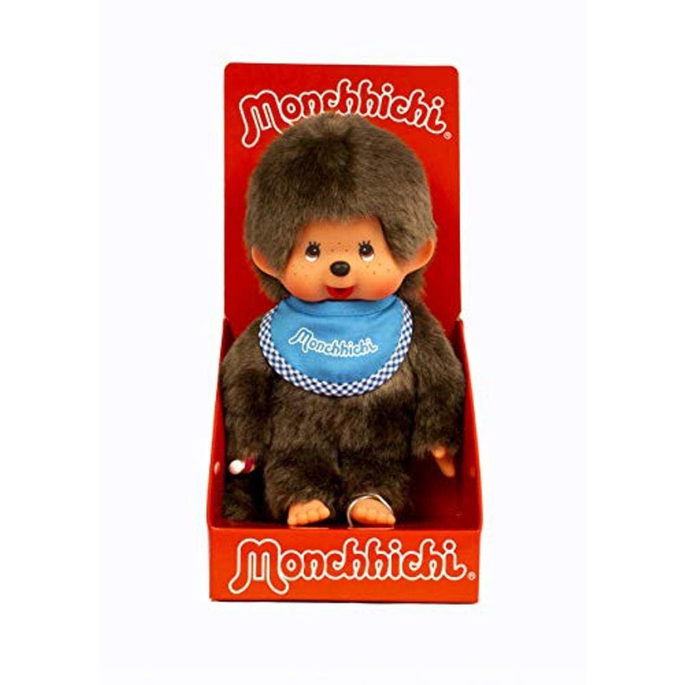 Monchhichi 20cm Clássico Menino (Azul)