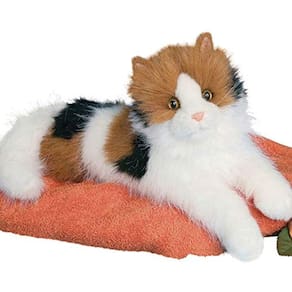 Bicho de pelúcia Douglas Puzzle Calico Cat