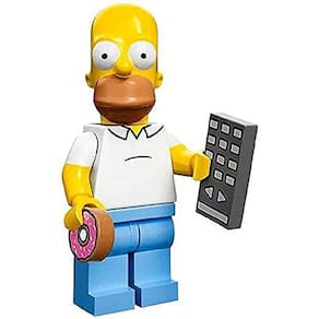Personagem Minifigura Homer Simpson da Série Os Simpsons LEGO 71005