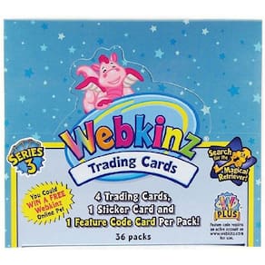 Webkinz Trading Cards-Série 3 Caixa Selada