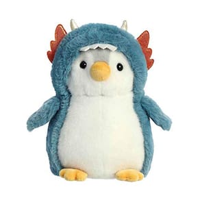 Aurora Mundo Pinguim Pompom - 7"" Pompom Dragon , Azul