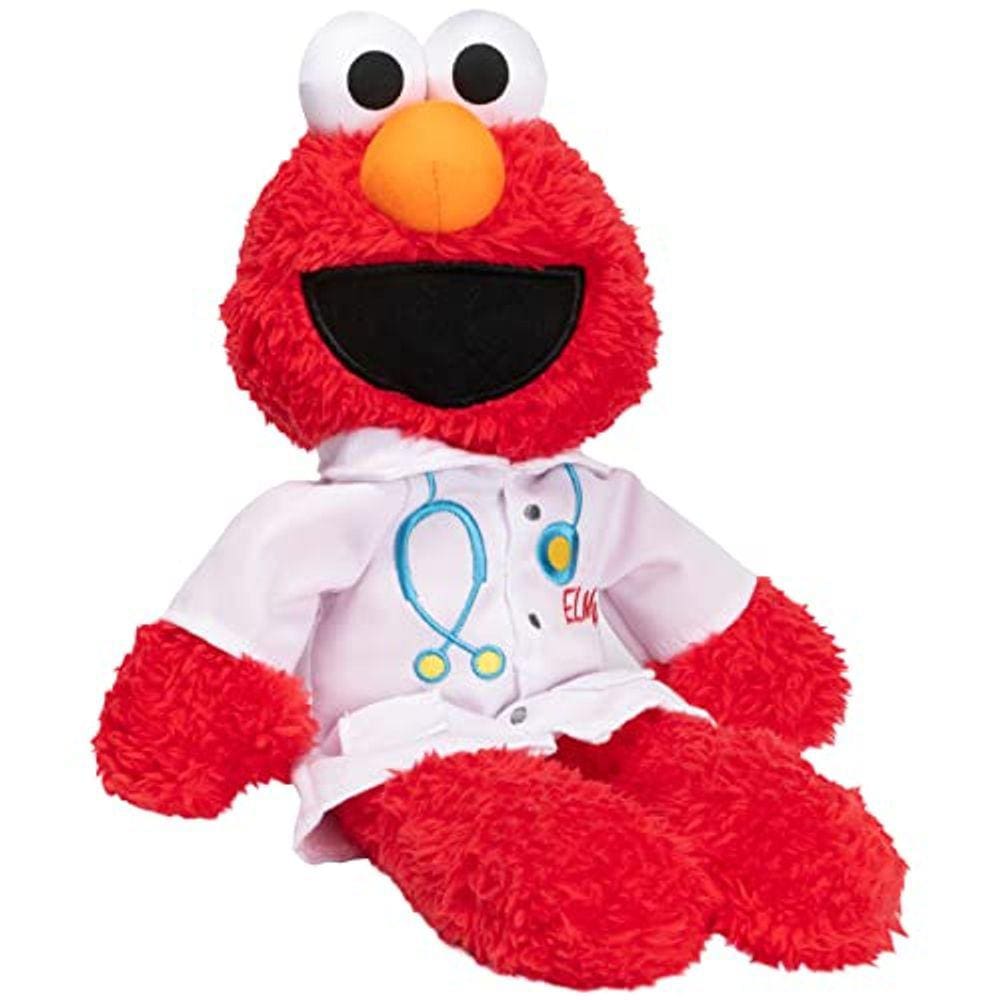 GUND Vila Sésamo Doutor Elmo Pelúcia Animal de Pelúcia, 9,5 "
