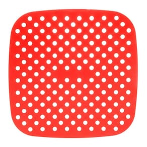 Tapete Protetor Air Fryer Em Silicone Reutilizável Quadrado