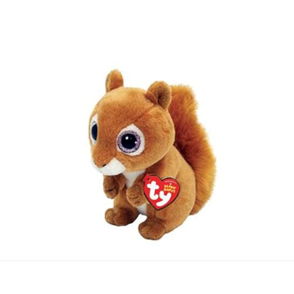 Ty Squire Beanie Babies 6 ”| Gorro Baby Soft Pelúcia Toy | Colecionável fofinho de pelúcia de pelúcia