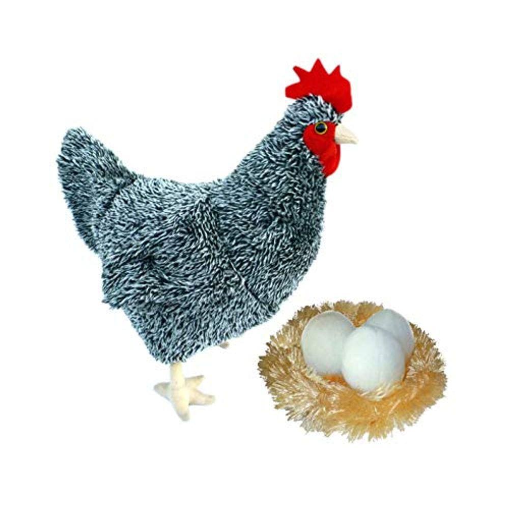 Adore 12 "Standing Barbara A Galinha Galinha com Ovos Pelúcia Brinquedo Animal de Pelúcia