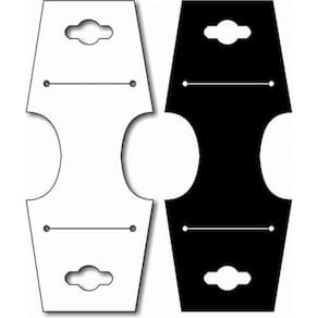 Etiqueta Brinco Bijuteria Jóia Fix Nº29 49X120Mm C/100 Branca