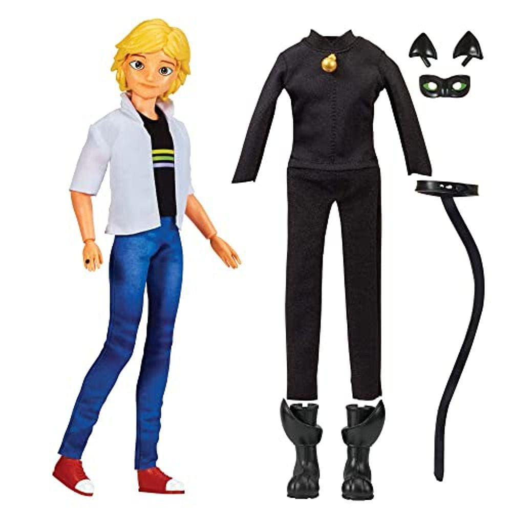 Boneco de ação Miraculous Cat Noir, 11 polegadas