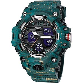 Relógio Esportivo Militar LED à Prova d`Água Multi Função