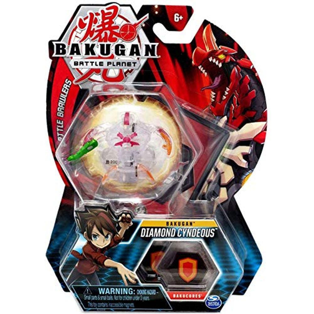 Bakugan, Diamond Cyndeous, 2-inch High Collectible Transforming Creature, para idades a partir de 6 anos