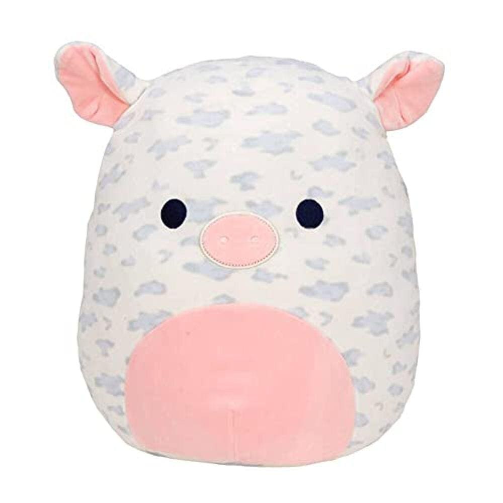 Squishmallows Oficial Kellytoy Rosie O Porco Pelúcia Toy Animal 8 polegadas