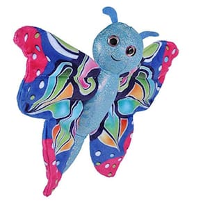 PÚBLICO SELVAGEM Abraçadores Boleta Brinquedo de Pelúcia Azul, Pulseira de Tapa, Animal de Pelúcia, Brinquedos Infantis, 8"