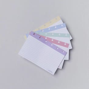 Fichas Pautadas 4x6 Caderno Inteligente Tons Pasteis Cifi1001