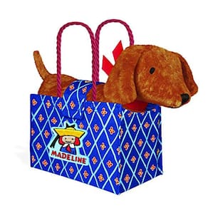 YOTTOY Madeline Coleção | Genevieve O Cão Soft Stuffed Animal Brinquedo de pelúcia em Madeline Tote Bag