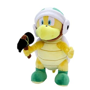 Sanei Super Mario All Star Collection AC37 Hammer Bros Recheado de pelúcia, 8,5"