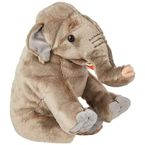 República Selvagem Elefante Asiático de Pelúcia, Animal de Pelúcia, Brinquedo de Pelúcia, Presentes para Crianças, Abraços 12 Polegadas