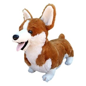 Adore 13 "Standing Cory O Cão de Pelúcia Peido Corgi Cão de Pelúcia