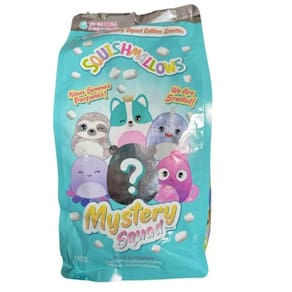 Squishmallow Kellytoy 2021 Edição Limitada Perfumado Axolotl Mystery Squad Bag 8" Pelúcia
