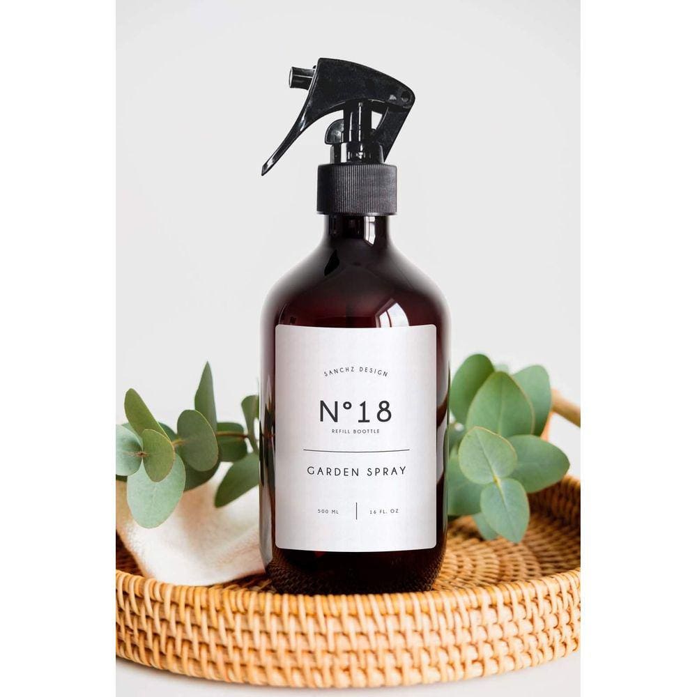 Frasco Âmbar Retrô Garden Spray Branco