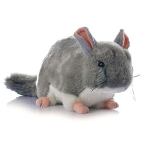 12 polegadas chinchila pelúcia brinquedo pelúcia animal brinquedo pelúcia boneca animal (cinza)
