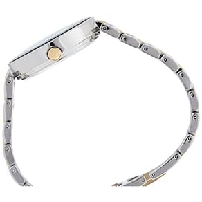 Anne Klein Relógio de pulseira de diamante genuíno feminino