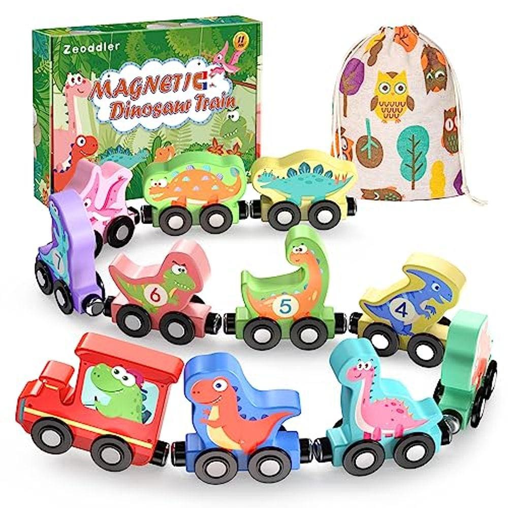 Brinquedos Zeoddler para crianças pequenas, 11 peças de dino
