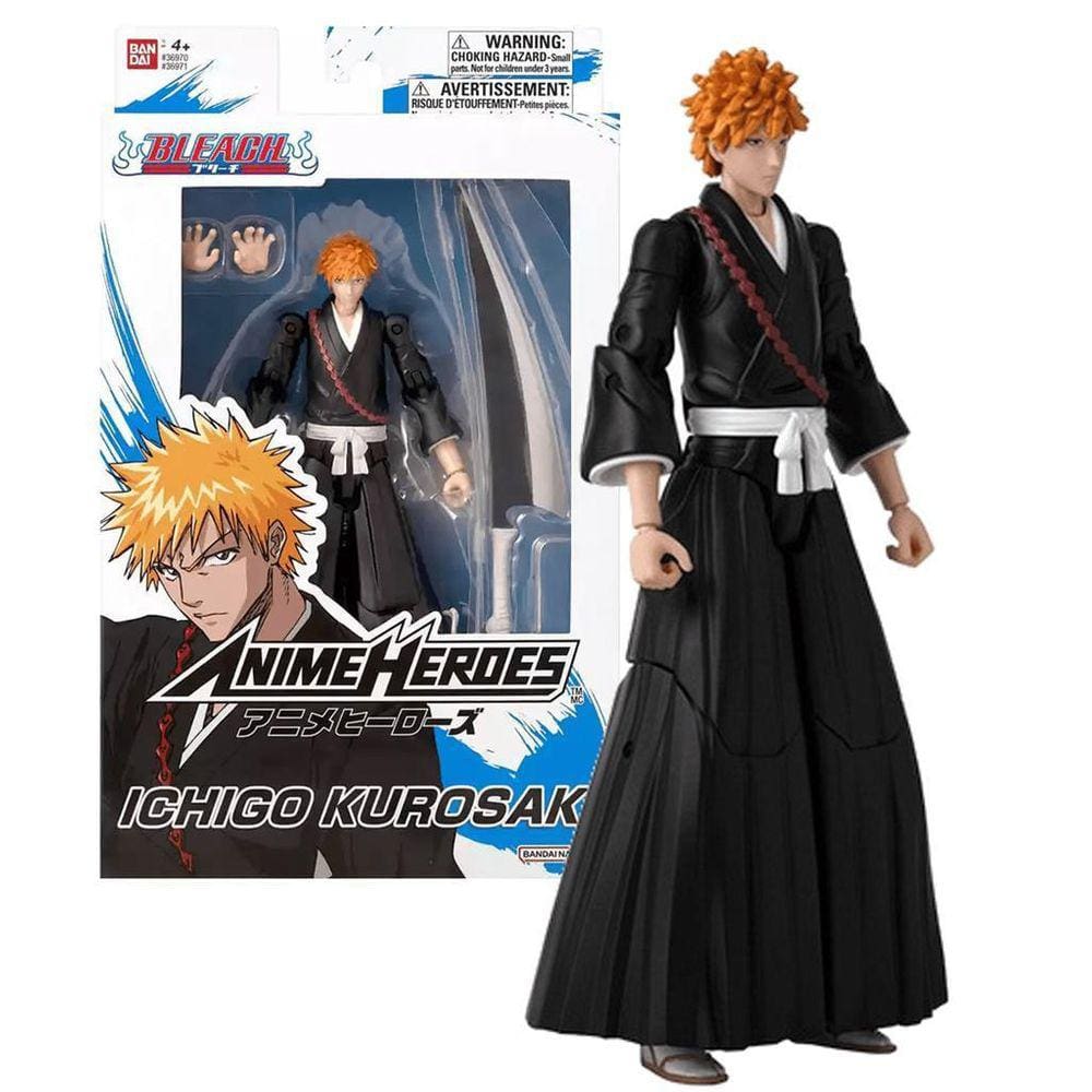 Bonecos Anime - Saga Bleach - 9 Personagens - Bases