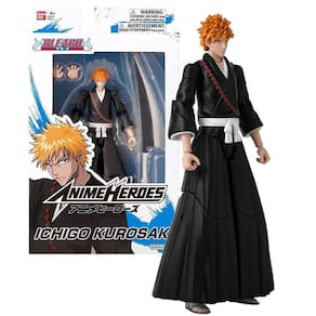 Boneco Bleach Ichigo Kurosaki Bandai Anime Heroes