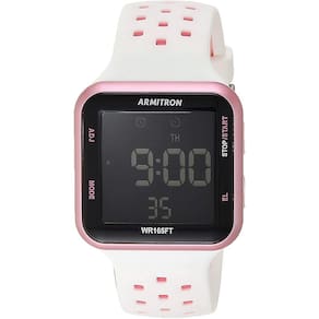 Relógio de cinta de silicone chronógrafo digital Armitron Sport 40/8417