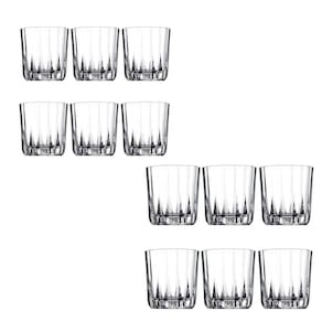 Conjunto 12 Copos Baixo Vidro 300Ml Dara Class Home