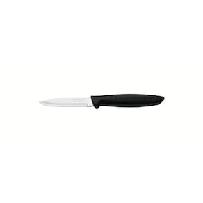 Faca Para Legumes E Frutas Tramontina Plenus Com Lâmina Em Aço Inox E Cabo De Polipropileno Preto 3