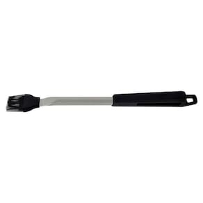Pincel Tramontina Churrasco Black Com Cerdas Em Silicone Estrutura Em Aço Inox E Cabo De Polipropileno Preto