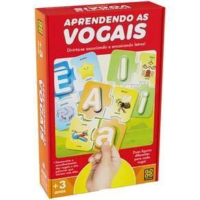 Jogo De Tabuleiro Brincando E Aprendendo As Vogais Grow