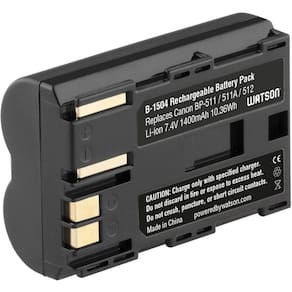 Bateria recarregável Watson BP-511A para Canon (B-1504)