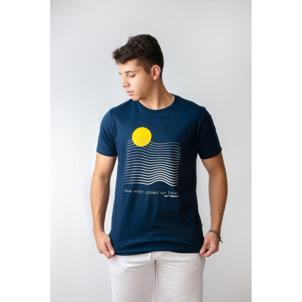 Camiseta Aveloz Wave- Marinho